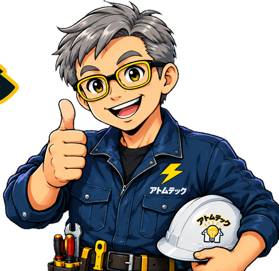 アトムテックの電気マン(代表 橋本)